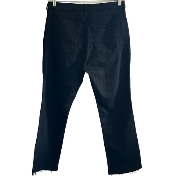 EVERLANE WAY-HIGH RAW HEM BLACK JEANS SIZE 32 - Picture 2 of 11